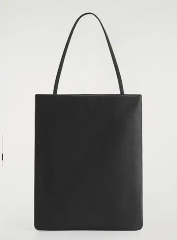 COS 백 아카이브 토트백 - 나일론 블랙