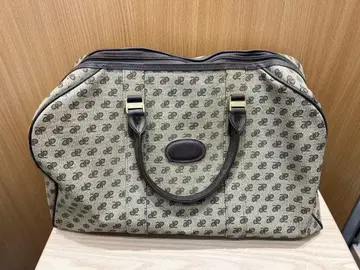 모노그램 패턴 보스턴 백 베이지 브라운