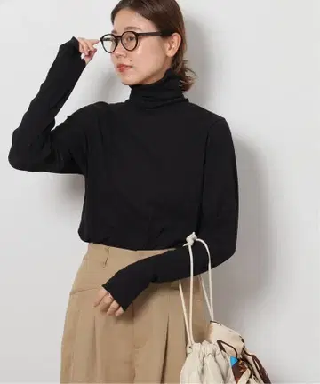 JOURNAL STANDARD relume 소프트 베어 골지 터틀 블랙