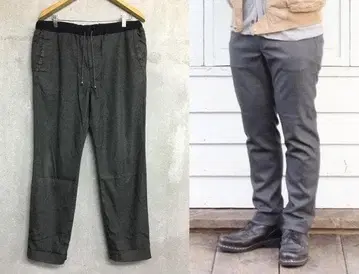 아본타지 slim easy 슬림 이지 팬츠 사이즈 XL 그레이 계열