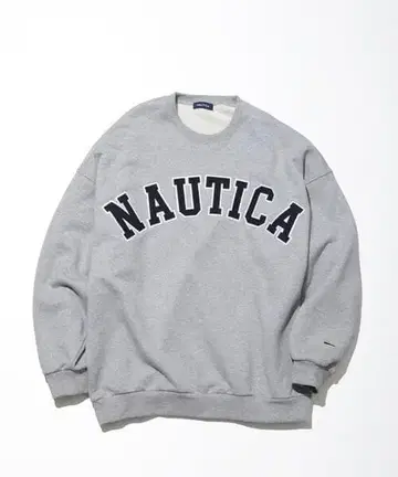 NAUTICA Arch Logo Crewneck 아치 로고 맨투맨