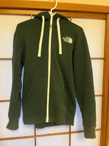 THE NORTH FACE 그린 풀 지퍼 후디 S