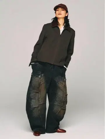 SASHIKO BANANA 커팅 팬츠 14 사이즈 2 새상품