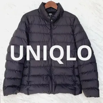 UNIQLO 다운 자켓 매트 블랙 XL