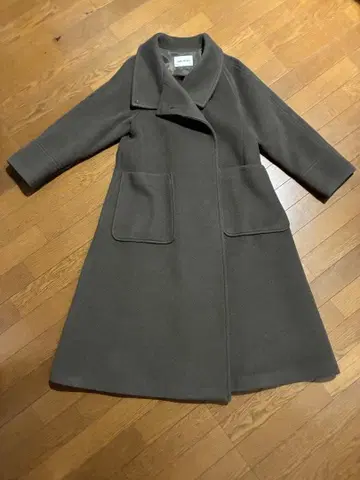 다크 그레이 롱 코트 S 사이즈