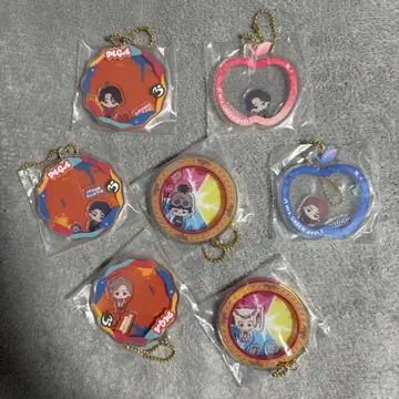 미세스 그린애플 제일복권 E상 바스락 아크릴 참 7개 세트