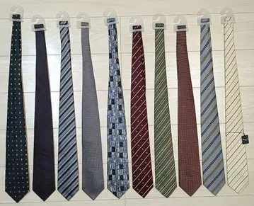 넥타이 10개 세트 다채로운 디자인