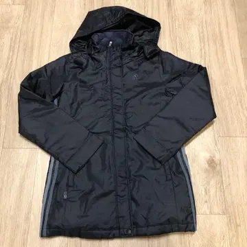 adidas 후드 부착 블랙 자켓 M 벤치 코트