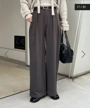 Thevon 제본 2턱 스웨트 팬츠