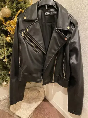 ZARA 블랙 라이더 자켓 M 사이즈