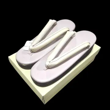 연보라 통굽 조리 카렌 로쏘풍 카페 기모노 미사용 새상품 L 사이즈