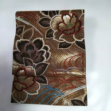 화려한 금실 후리소데용 후쿠로 오비