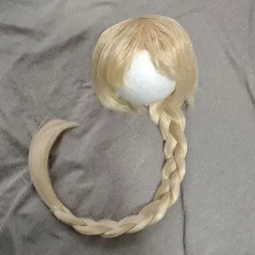 인형 가발 9인치 금발 트위스트