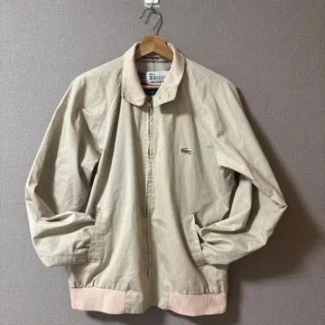 LACOSTE 라코스테 베이지 자켓 블루종 스윙탑