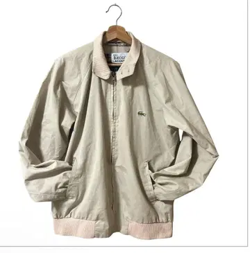 LACOSTE 라코스테 베이지 자켓 블루종 스윙탑