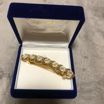 키타이치 글라스 골드 헤어 클립