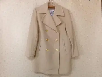 101994 준코 시마다 캐시미어 혼방 피 코트 베이지 9