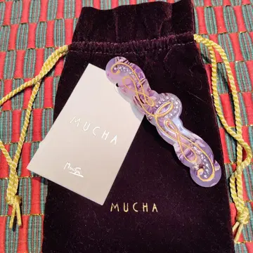 MUCHA 퍼플 머리핀