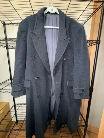 파이브 포켓 다크 그레이 체스터 코트 L 사이즈