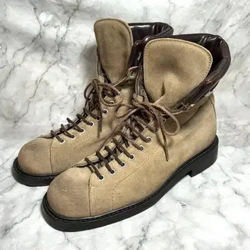 거의 미사용 BUTTERO 이탈리아 오일드 스웨이드 몽키 부츠 40