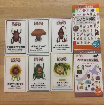 코비토즈칸 Expo 트레이딩 카드 6장 세트