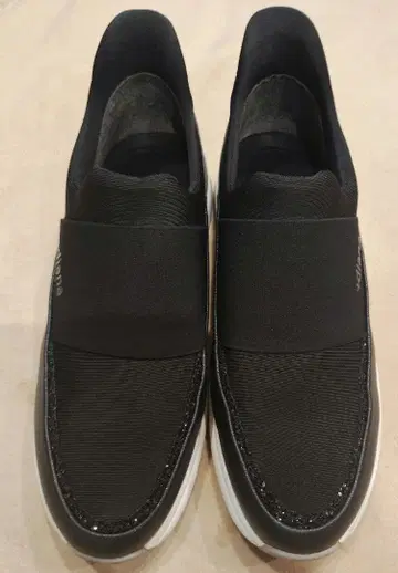 발수 가공 올웨더 슬립온 스니커즈. 25cm 블랙 원단.