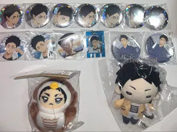 하이큐 아카아시 케이지 치미케모 니토탄 캔뱃지 one fine day