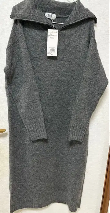 [ 새상품 ] AZUL 니트 원피스 롱 기장