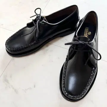 [새상품급] SEBAGO 세바고 로퍼 가죽 모카신 블랙 23.2