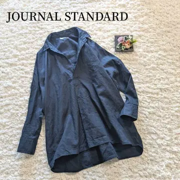 [ JOURNAL STANDARD ] 린넨 스키퍼 오버 셔츠 루즈핏