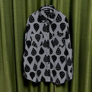 멜랑주 드롭 패턴 그레이 S 사이즈