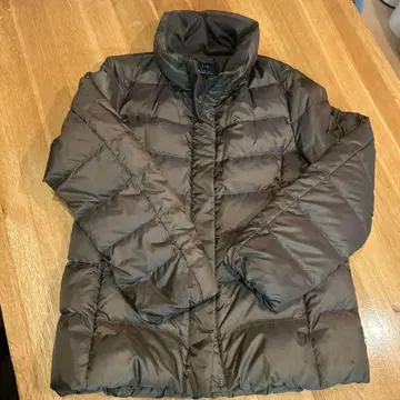 브라운 다운 자켓 42