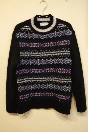 투모로우랜드 모크넥 울 니트