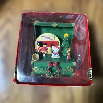 산리오 헬로키티 움직이는 오르골 레트로 크리스마스