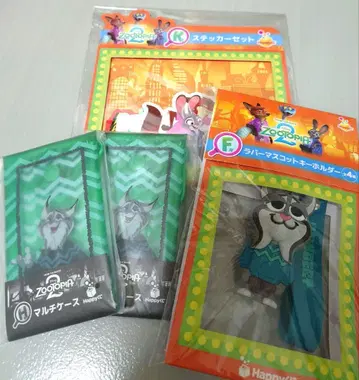 주토피아2 해피 복권 러버 마스코트 키링