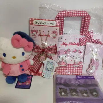 마이멜로디 1번 복권 쿠로미 파우치 시나모롤 아크릴 참