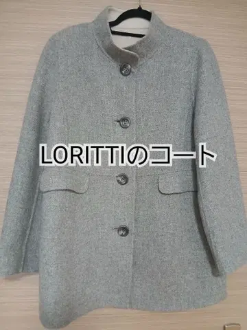 새상품급 LORITTI 그레이 노카라 코트 11