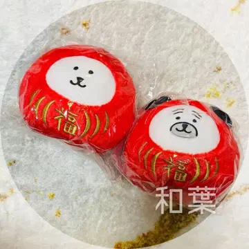 나가노 캐릭터즈 해피백 2026 달마 봉제 인형 S 세트