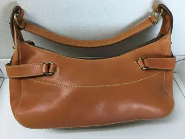 사자비 고급 가죽 핸드백 브라운 계열