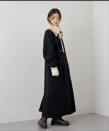 Kasutane 하이넥 롱 코트 [ 2 사이즈 ]