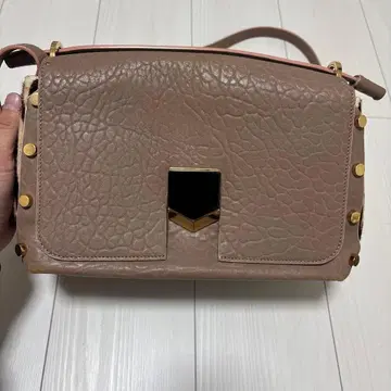 JIMMY CHOO 지미추 가죽 숄더백