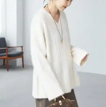 [ 새상품 종이 택 포함 ] Plage의 Fur Cable 니트