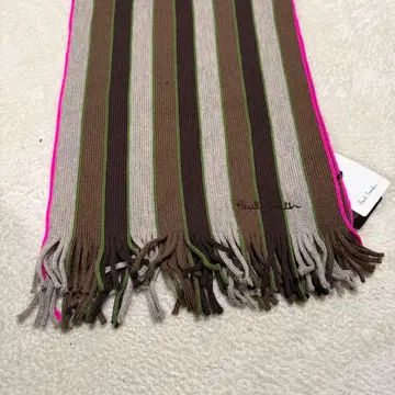 [ 택 포함 미사용 ] Paul Smith 머플러 독일제 100% 울