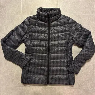새상품급 UNIQLO 하운드 투스 패턴 다운 자켓 S 사이즈