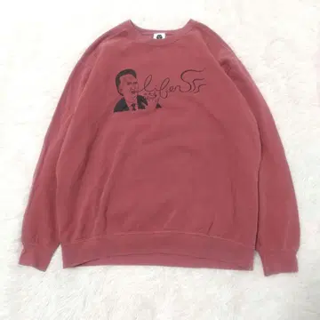 LIFERS 스모크 크루넥 맨투맨 셔츠 트레이닝복 크림슨 L