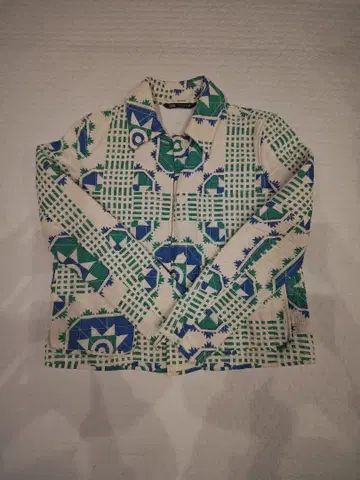 ZARA 기하학 패턴 자켓 퀼팅 자켓