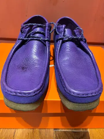 Clarks 클락스 왈라비 25.5 퍼플