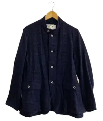 마운틴 리서치 컨트리 자켓 네이비 체크 M 새상품급