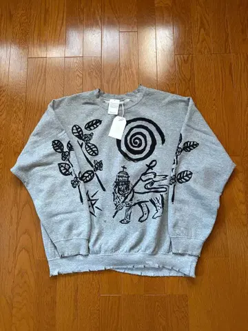 ETHIOPIA PRINT VINTAGE SWEATSHIRT