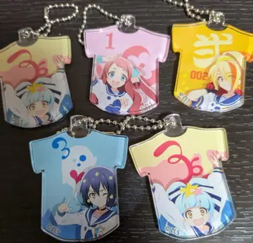 좀비랜드 사가 티셔츠형 참 아크릴 키링 아이 니카이도 사키